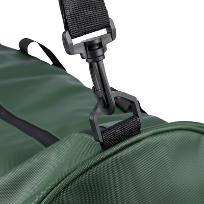 Torba sportowa, podróżna z nadrukiem Twojego logo, materiał: rpet, kolor: zielony Torba sportowa, podróżna z nadrukiem Twojego logo, materiał: rpet, kolor: zielony