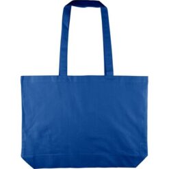 Torba na zakupy z nadrukiem Twojego logo, materiał: bawełna, kolor: niebieski