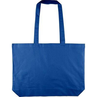 Torba na zakupy z nadrukiem Twojego logo, materiał: bawełna, kolor: niebieski Torba na zakupy z nadrukiem Twojego logo, materiał: bawełna, kolor: niebieski