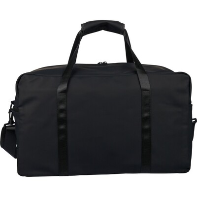 Torba sportowa, podróżna z nadrukiem Twojego logo, materiał: pu, poliester, kolor: czarny Torba sportowa, podróżna z nadrukiem Twojego logo, materiał: pu, poliester, kolor: czarny