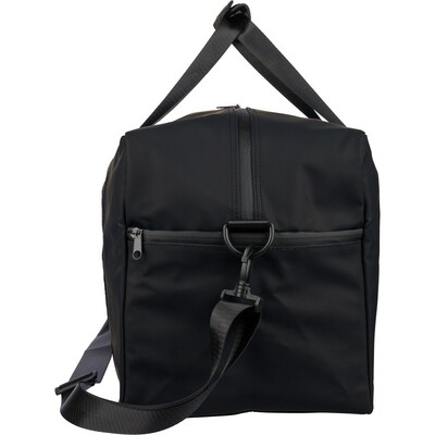 Torba sportowa, podróżna z nadrukiem Twojego logo, materiał: pu, poliester, kolor: czarny Torba sportowa, podróżna z nadrukiem Twojego logo, materiał: pu, poliester, kolor: czarny