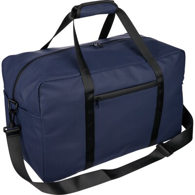 Torba sportowa, podróżna z nadrukiem Twojego logo, materiał: pu, poliester, kolor: niebieski Torba sportowa, podróżna z nadrukiem Twojego logo, materiał: pu, poliester, kolor: niebieski