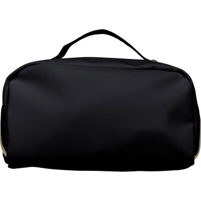Kosmetyczka z nadrukiem Twojego logo, materiał: pu, poliester, kolor: czarny Kosmetyczka z nadrukiem Twojego logo, materiał: pu, poliester, kolor: czarny