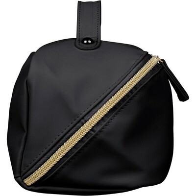 Kosmetyczka z nadrukiem Twojego logo, materiał: pu, poliester, kolor: czarny Kosmetyczka z nadrukiem Twojego logo, materiał: pu, poliester, kolor: czarny