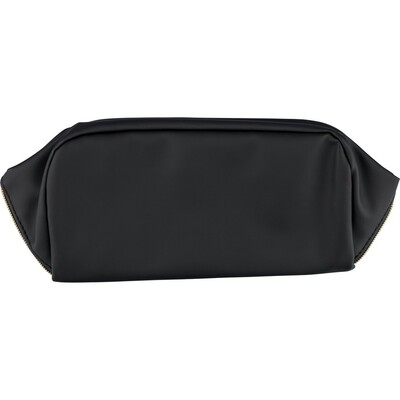 Kosmetyczka z nadrukiem Twojego logo, materiał: pu, poliester, kolor: czarny Kosmetyczka z nadrukiem Twojego logo, materiał: pu, poliester, kolor: czarny