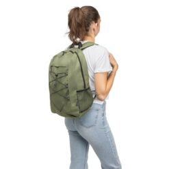 Plecak podróżny z nadrukiem Twojego logo, materiał: poliester, rpet, spandex, kolor: zielony