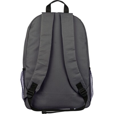 Plecak podróżny z nadrukiem Twojego logo, materiał: poliester, rpet, spandex, kolor: szary Plecak podróżny z nadrukiem Twojego logo, materiał: poliester, rpet, spandex, kolor: szary