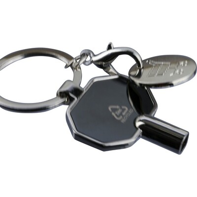 Brelok do kluczy 3 w 1 z nadrukiem Twojego logo, materiał: metal, kolor: czarny Brelok do kluczy 3 w 1 z nadrukiem Twojego logo, materiał: metal, kolor: czarny