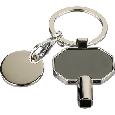 Brelok do kluczy 3 w 1 z nadrukiem Twojego logo, materiał: metal, kolor: czarny Brelok do kluczy 3 w 1 z nadrukiem Twojego logo, materiał: metal, kolor: czarny