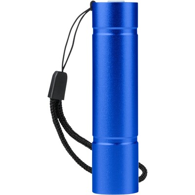 Latarka COB z nadrukiem Twojego logo, materiał: aluminium, poliester, kolor: granatowy Latarka COB z nadrukiem Twojego logo, materiał: aluminium, poliester, kolor: granatowy