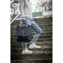 Torba podróżna BrandCharger Hauler z nadrukiem Twojego logo, materiał: nylon, kolor: czarny