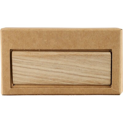 Odświeżacz do samochodu z nadrukiem Twojego logo, materiał: drewno, kolor: brązowy Odświeżacz do samochodu z nadrukiem Twojego logo, materiał: drewno, kolor: brązowy