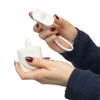 Balsam do ust z nadrukiem Twojego logo, materiał: pp, kolor: biały Balsam do ust z nadrukiem Twojego logo, materiał: pp, kolor: biały