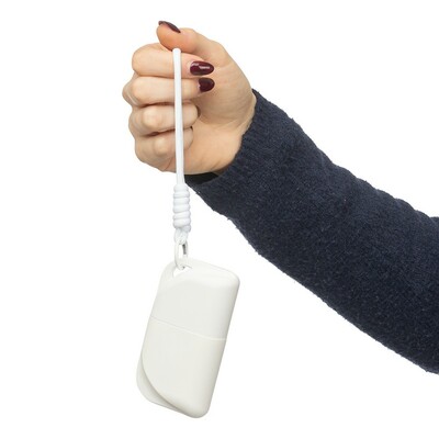 Balsam do ust z nadrukiem Twojego logo, materiał: pp, kolor: biały Balsam do ust z nadrukiem Twojego logo, materiał: pp, kolor: biały