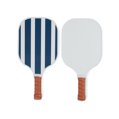 Zestaw do gry Pickleball VINGA Lagoa z nadrukiem Twojego logo, materiał: pu, drewno, kolor: navy, white Zestaw do gry Pickleball VINGA Lagoa z nadrukiem Twojego logo, materiał: pu, drewno, kolor: navy, white