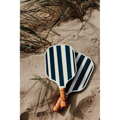 Zestaw do gry Pickleball VINGA Lagoa z nadrukiem Twojego logo, materiał: pu, drewno, kolor: navy, white Zestaw do gry Pickleball VINGA Lagoa z nadrukiem Twojego logo, materiał: pu, drewno, kolor: navy, white