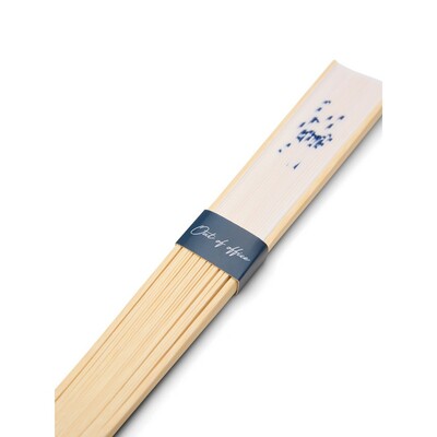 Wachlarz VINGA z nadrukiem Twojego logo, materiał: bambus, kolor: white, navy Wachlarz VINGA z nadrukiem Twojego logo, materiał: bambus, kolor: white, navy