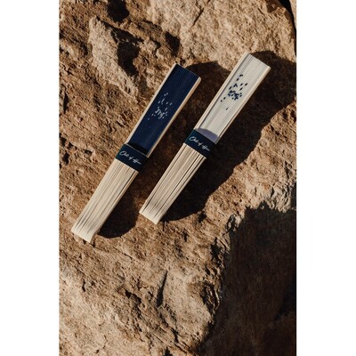 Wachlarz VINGA z nadrukiem Twojego logo, materiał: bambus, kolor: white, navy Wachlarz VINGA z nadrukiem Twojego logo, materiał: bambus, kolor: white, navy