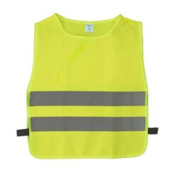 Kamizelka dziecięca odblaskowa | Nestana z nadrukiem Twojego logo, materiał: poliester, kolor: żółty