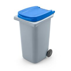 Pojemnik na przybory do pisania „kontener na śmieci” | Erco z nadrukiem Twojego logo, materiał: pp, kolor: szary