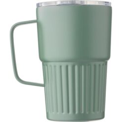 Kubek termiczny 450 ml z nadrukiem Twojego logo, materiał: pp, stal nierdzewna, silikon, stal, kolor: zielony