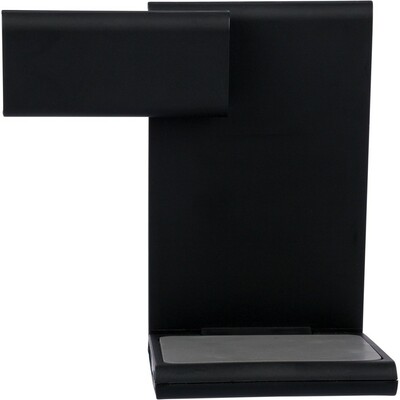 Magnetyczna ładowarka bezprzewodowa 3 w 1, 15W z nadrukiem Twojego logo, materiał: plastik, kolor: czarny Magnetyczna ładowarka bezprzewodowa 3 w 1, 15W z nadrukiem Twojego logo, materiał: plastik, kolor: czarny