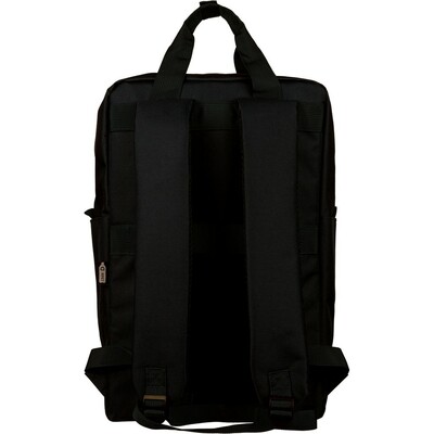 Plecak z nadrukiem Twojego logo, materiał: poliester, kolor: czarny Plecak z nadrukiem Twojego logo, materiał: poliester, kolor: czarny