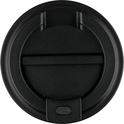 Kubek termiczny 400 ml z nadrukiem Twojego logo, materiał: pp, stal nierdzewna, silikon, stal, kolor: zielony Kubek termiczny 400 ml z nadrukiem Twojego logo, materiał: pp, stal nierdzewna, silikon, stal, kolor: zielony