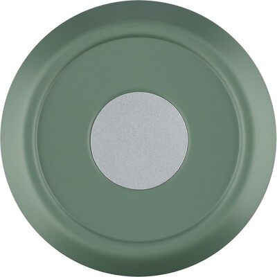 Kubek termiczny 400 ml z nadrukiem Twojego logo, materiał: pp, stal nierdzewna, silikon, stal, kolor: zielony Kubek termiczny 400 ml z nadrukiem Twojego logo, materiał: pp, stal nierdzewna, silikon, stal, kolor: zielony