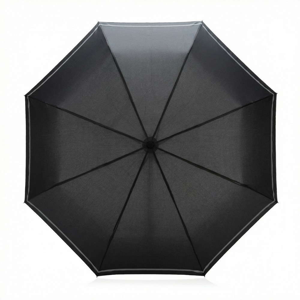 Mały parasol 20.5" AWARE™ RPET z nadrukiem Twojego logo, materiał: metal, rpet, kolor: czarny Mały parasol 20.5" AWARE™ RPET z nadrukiem Twojego logo, materiał: metal, rpet, kolor: czarny