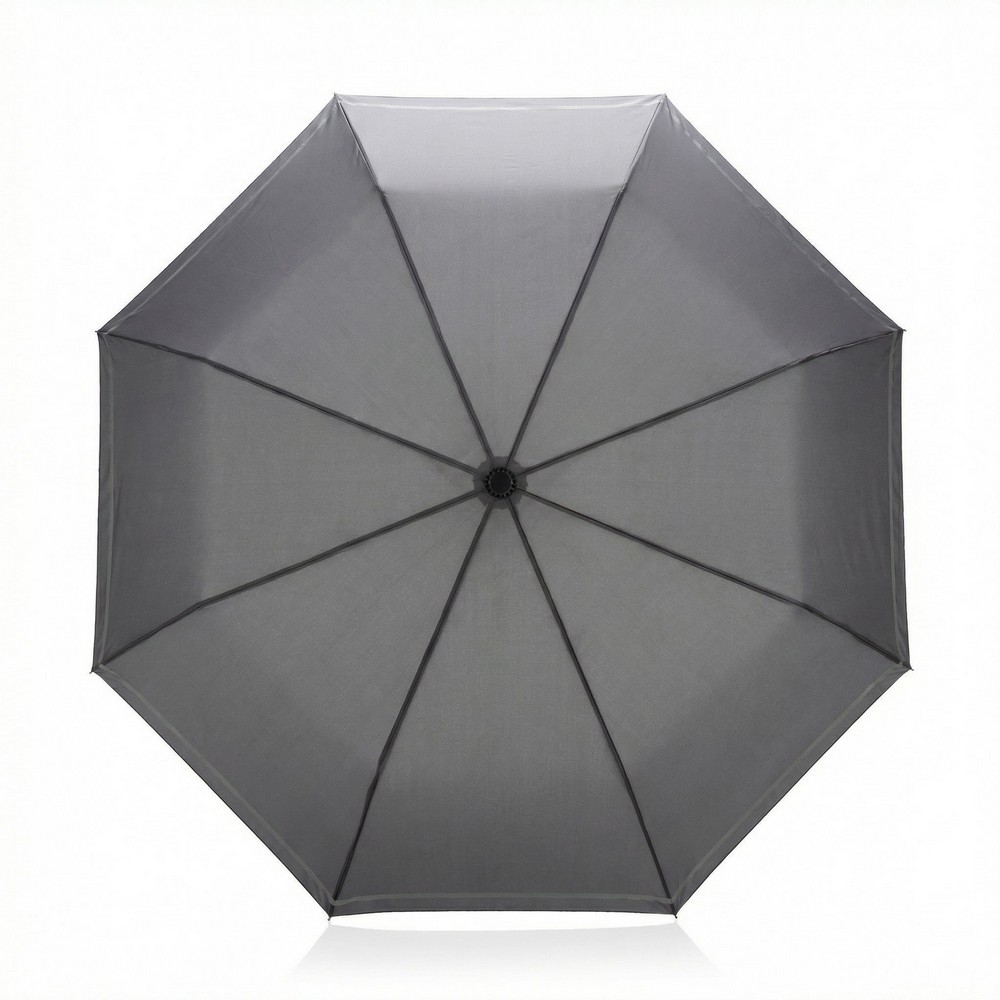 Mały parasol 20.5" AWARE™ RPET z nadrukiem Twojego logo, materiał: metal, rpet, kolor: szary Mały parasol 20.5" AWARE™ RPET z nadrukiem Twojego logo, materiał: metal, rpet, kolor: szary