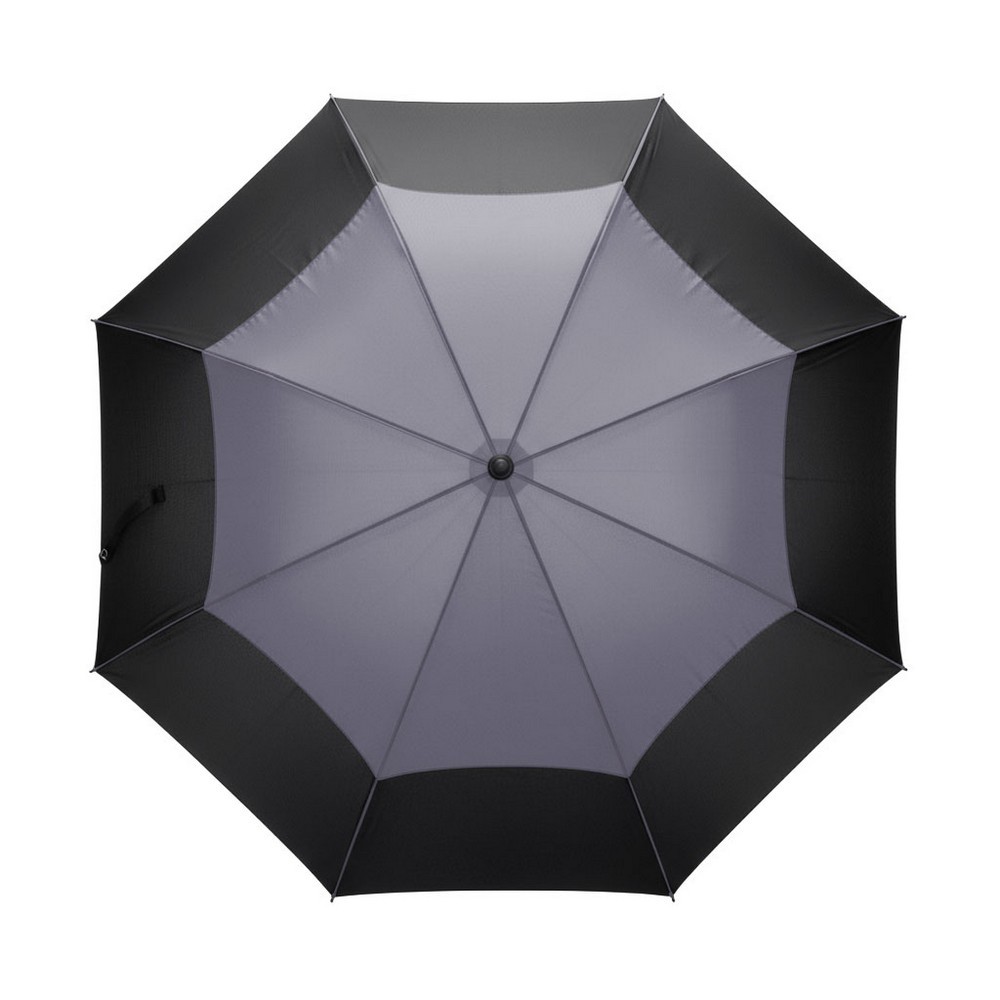 Parasol sztormowy 27", automatyczny AWARE™ RPET z nadrukiem Twojego logo, materiał: metal, rpet, kolor: szary Parasol sztormowy 27", automatyczny AWARE™ RPET z nadrukiem Twojego logo, materiał: metal, rpet, kolor: szary