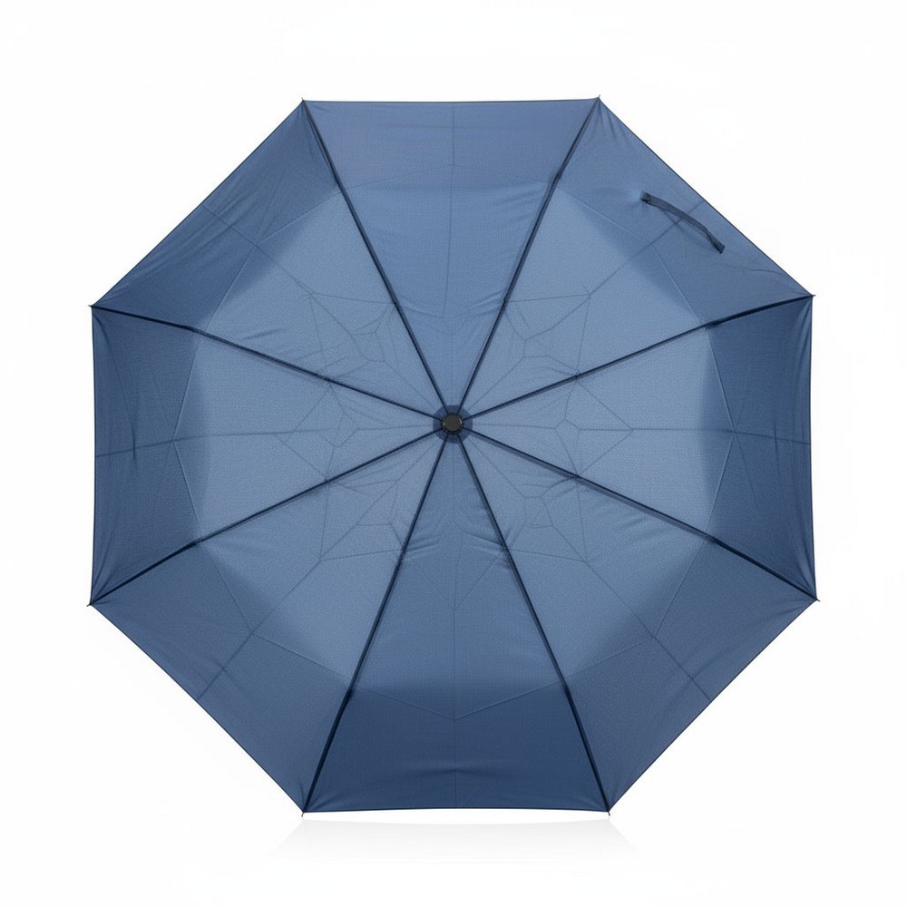 Parasol 21" Yara AWARE™ RPET z nadrukiem Twojego logo, materiał: włókno szklane, rpet, kolor: niebieski Parasol 21" Yara AWARE™ RPET z nadrukiem Twojego logo, materiał: włókno szklane, rpet, kolor: niebieski