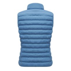 Damski bezrękawnik Iqoniq Meru, poliester z recyklingu z nadrukiem Twojego logo, materiał: poliester, kolor: moon blue