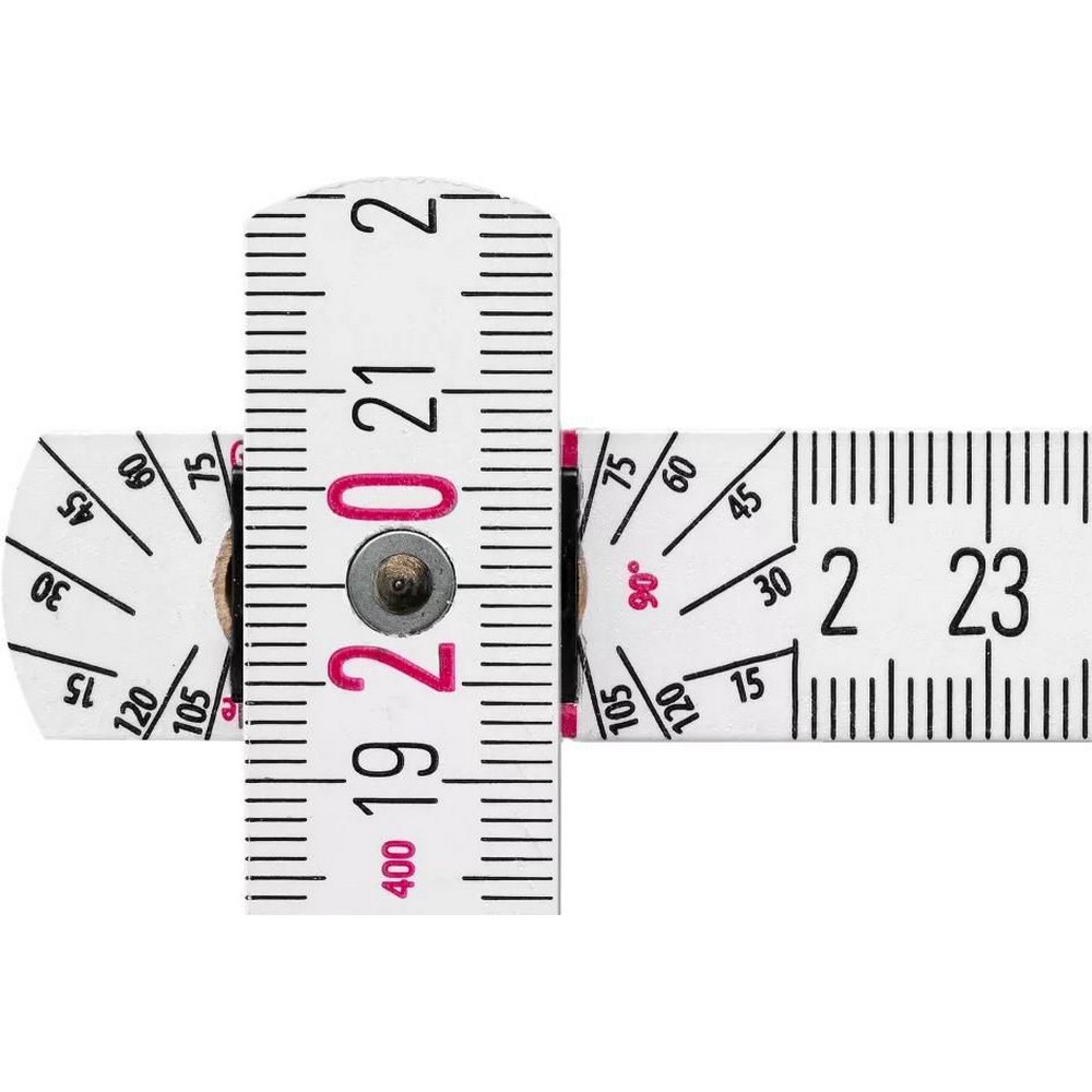 Miara 2m, składana STABILA Jessica z nadrukiem Twojego logo, materiał: drewno, kolor: biały Miara 2m, składana STABILA Jessica z nadrukiem Twojego logo, materiał: drewno, kolor: biały