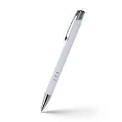 Długopis | Jones z nadrukiem Twojego logo, materiał: aluminium, kolor: biały