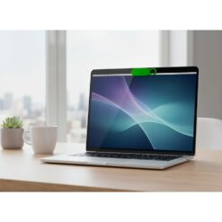 Zasłona na kamerę internetową | Marick z nadrukiem Twojego logo, materiał: plastik, kolor: zielony