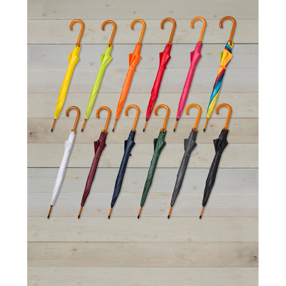 Parasol automatyczny z nadrukiem Twojego logo, materiał: metal, drewno, poliester, kolor: granatowy Parasol automatyczny z nadrukiem Twojego logo, materiał: metal, drewno, poliester, kolor: granatowy