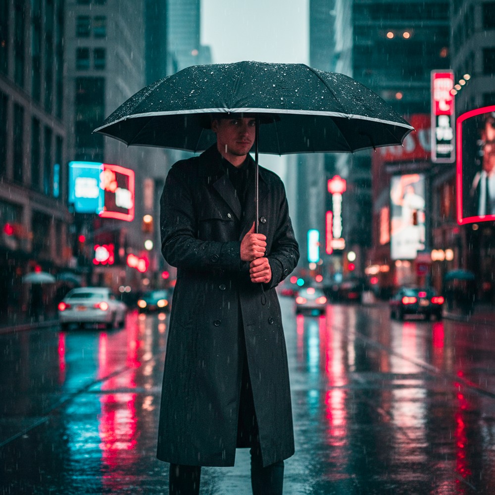 Parasol automatyczny Mauro Conti, składany | Kim z nadrukiem Twojego logo, materiał: metal, pu, włókno szklane, pongee, kolor: czarny Parasol automatyczny Mauro Conti, składany | Kim z nadrukiem Twojego logo, materiał: metal, pu, włókno szklane, pongee, kolor: czarny