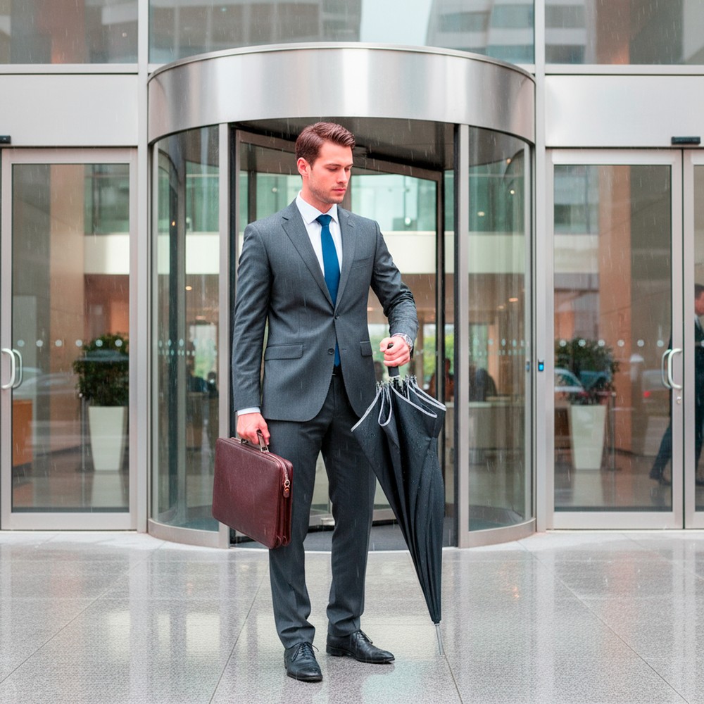 Parasol automatyczny Mauro Conti, składany | Kim z nadrukiem Twojego logo, materiał: metal, pu, włókno szklane, pongee, kolor: czarny Parasol automatyczny Mauro Conti, składany | Kim z nadrukiem Twojego logo, materiał: metal, pu, włókno szklane, pongee, kolor: czarny