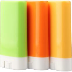 Sztyft do ochrony przeciwsłonecznej SPF 30 z nadrukiem Twojego logo, materiał: pp, kolor: pomarańczowy