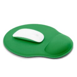Podkładka pod mysz | Dario z nadrukiem Twojego logo, materiał: poliester, kolor: zielony