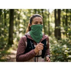 Osłona na twarz i szyję, komin | Oskarine z nadrukiem Twojego logo, materiał: poliester, kolor: zielony