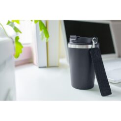 Kubek termiczny 350 ml | Nairod z nadrukiem Twojego logo, materiał: pp, stal nierdzewna, stal, kolor: granatowy