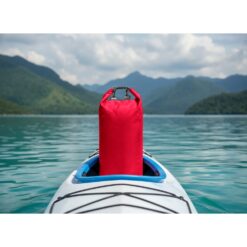 Wodoodporna torba, worek 20 L | Buklor z nadrukiem Twojego logo, materiał: pp, pvc, poliester, ripstop, kolor: czerwony