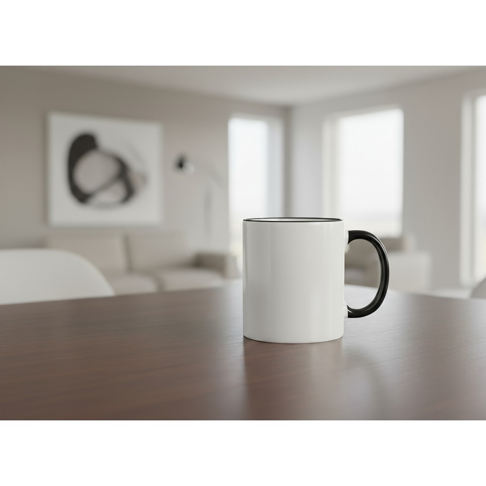 Kubek ceramiczny 350 ml | Nerita z nadrukiem Twojego logo, materiał: ceramika, kolor: czarny Kubek ceramiczny 350 ml | Nerita z nadrukiem Twojego logo, materiał: ceramika, kolor: czarny