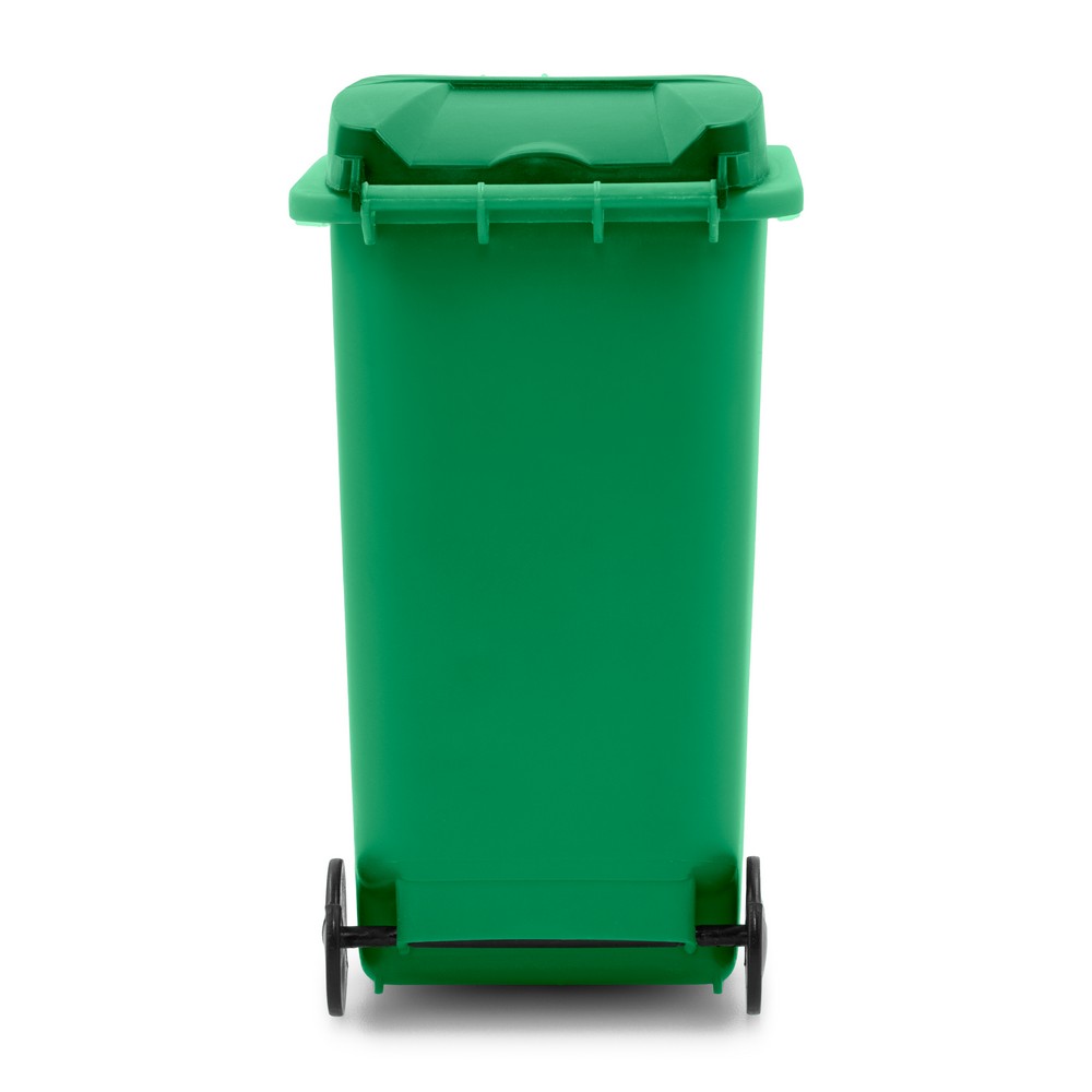 Pojemnik na przybory do pisania „kontener na śmieci” | Erco z nadrukiem Twojego logo, materiał: pp, kolor: zielony Pojemnik na przybory do pisania „kontener na śmieci” | Erco z nadrukiem Twojego logo, materiał: pp, kolor: zielony