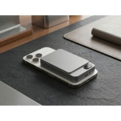 Powerbank BrandCharger Powerwave 10000 z nadrukiem Twojego logo, materiał: plastik, aluminium, kolor: grafitowy