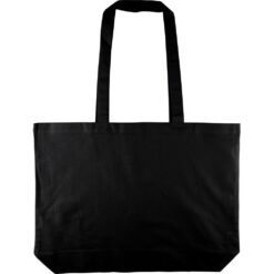 Torba na zakupy z nadrukiem Twojego logo, materiał: bawełna, kolor: czarny