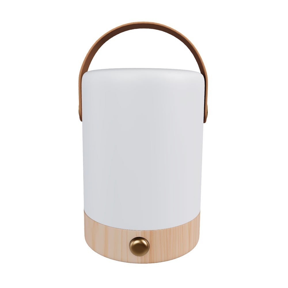 Lampka na biurko, latarenka VINGA Narni RABS z nadrukiem Twojego logo, kolor: brązowy Lampka na biurko, latarenka VINGA Narni RABS z nadrukiem Twojego logo, kolor: brązowy